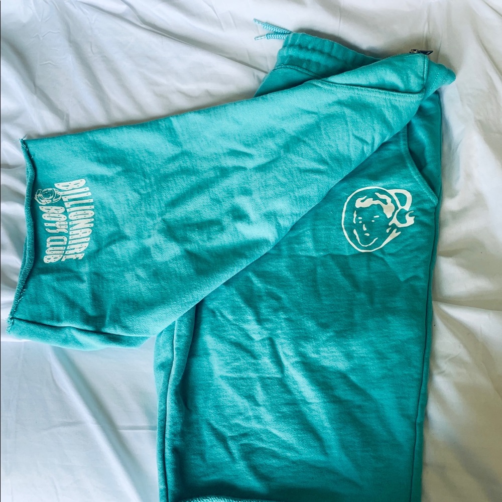*Turquoise Billionaire boys club shorts*